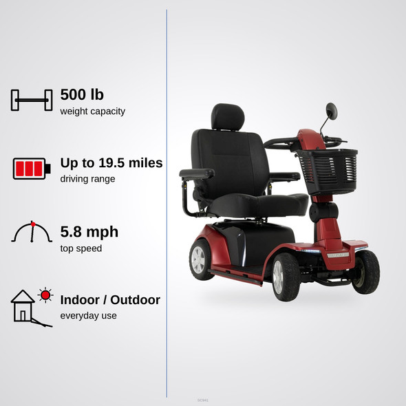 Maxima 4-Wheel Scooter