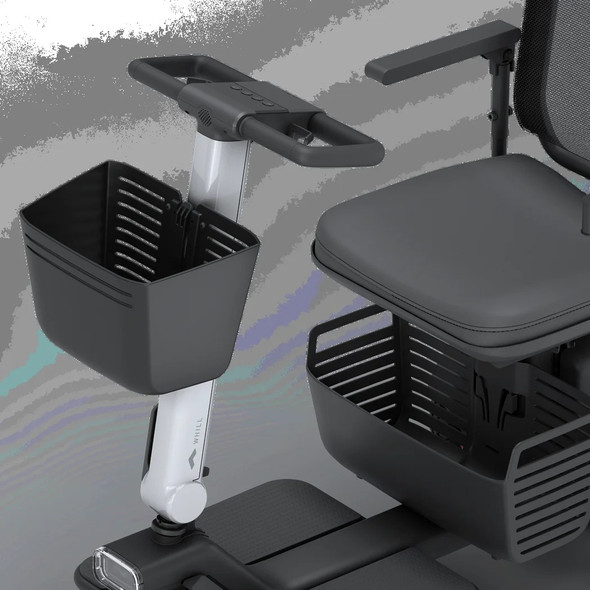 WHILL Front Basket (Model R) for WHILL Model R 3-Wheel, WHILL Model R 4-Wheel, view 2