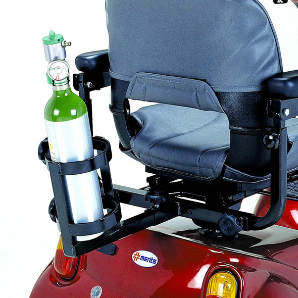 Merits Health Oxygen Tank Holder (seat bracket, C/D/E) for Merits Health Pioneer 4, product photo