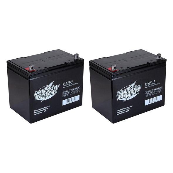 12V 75Ah Sealed Lead Acid Battery (Pair)