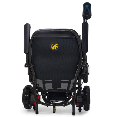 Cricket Power Wheelchair, folded, rear view