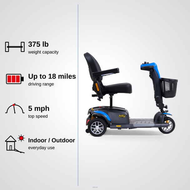 Buzzaround LX 3-Wheel Scooter
