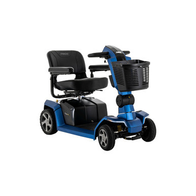 Zero Turn 10 4-Wheel Scooter in Ocean Blue (Matte), front three-quarter view facing right