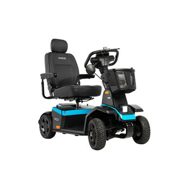 PX4 4-Wheel Scooter in Peacock Blue, color selector shot, front three-quarter view