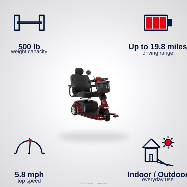 Maxima 3-Wheel Scooter