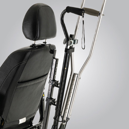 Pride Mobility Cane/Crutch Holder for compatible Pride Mobility models, product photo