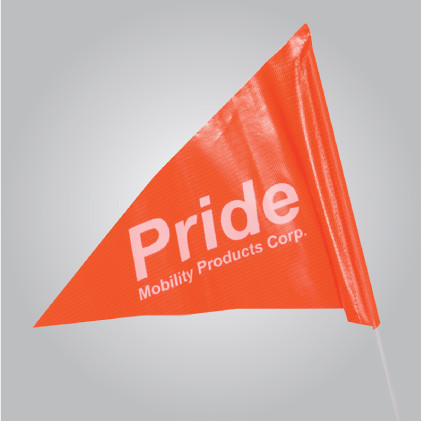 Pride Mobility Safety Flag for compatible Pride Mobility models, product photo