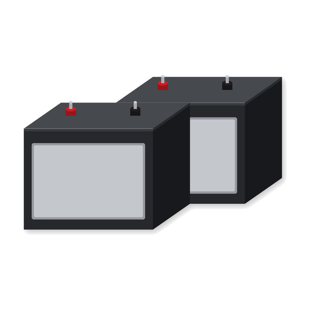 12V 75Ah Sealed Lead Acid Battery (Pair) (illustration)