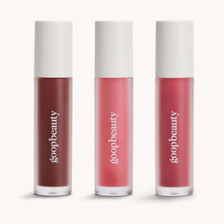 goop beauty Hydra-Barrier Gel Gloss 0.13 fl oz - Skin Elite - Clear/Tomato/Peony