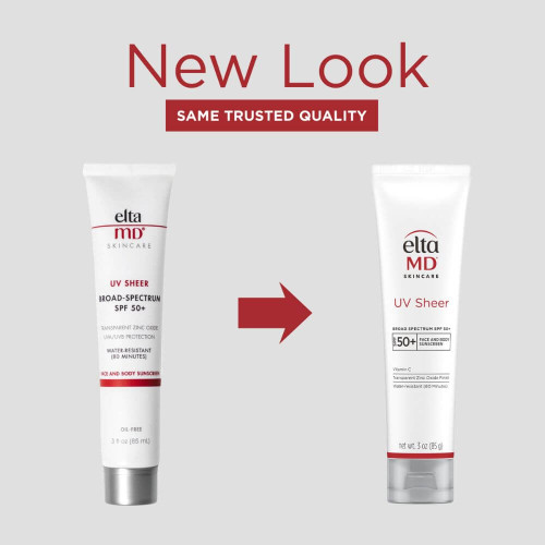 EltaMD UV Sheer Sunscreen Broad Spectrum SPF 50+ 1.7 fl oz - Skin Elite - new look