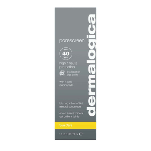 Dermalogica Porescreen Mineral Sunscreen SPF 40 - 1 fl oz - SkinElite - box Dermalogica Porescreen Mineral Sunscreen SPF 40 - 1 fl oz - SkinElite - box