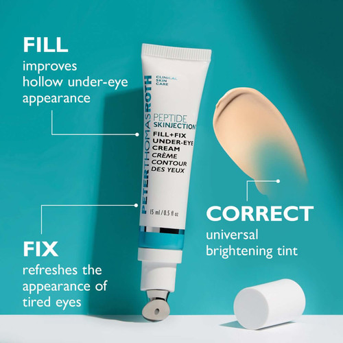 Peter Thomas Roth Peptide Skinjection Fill + Fix Under-Eye Cream 0.5 fl oz - SkinElite - benefits
