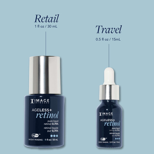 IMAGE AGELESS+ retinol pure liquid retinol 0.75% - SkinElite - 2 sizes