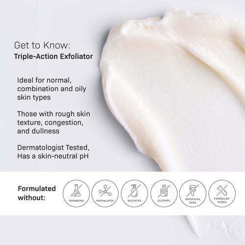 Revision Skincare Triple-Action Exfoliator 3 oz - SkinElite - features