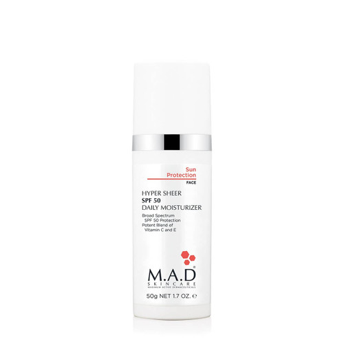 M.A.D Skincare Hyper Sheer SPF 50 Daily Moisturizer 1.7 fl oz - Skin Elite