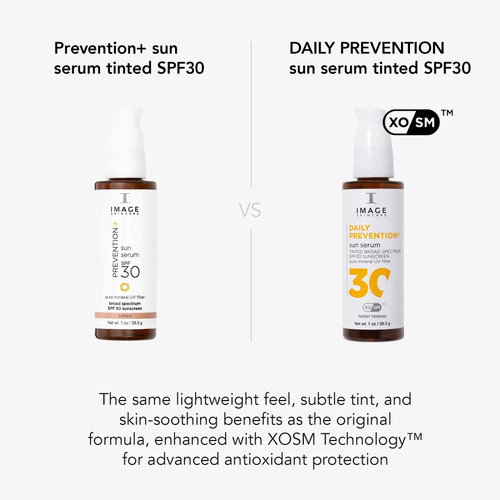 IMAGE DAILY PREVENTION™ Sun Serum Tinted SPF 30 1 oz - Skin Elite - compare