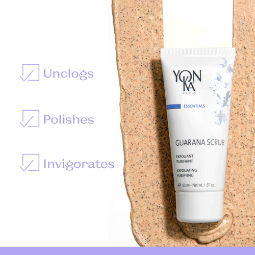 Yon-Ka Paris Guarana Scrub 1.87 oz - Skin Elite - benefits 2