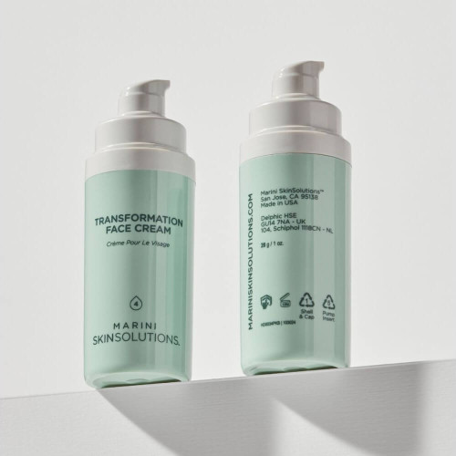 Jan Marini SkinSolutions Transformation Face Cream 1 fl. oz - SkinElite - Front and Back of Bottle Jan Marini SkinSolutions Transformation Face Cream 1 fl. oz - SkinElite - Front and Back of Bottle