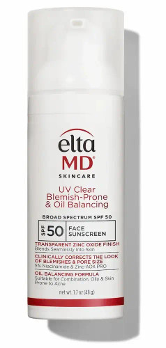EltaMD UV Clear Blemish-Prone & Oil Balancing SPF 50 1.7 fl oz available at Skin Elite