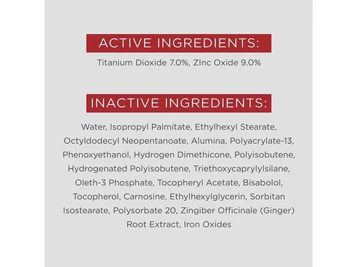 EltaMD UV Physical Rosy Tint Broad Spectrum SPF 40 1.7 fl oz - SkinElite - ingredients list