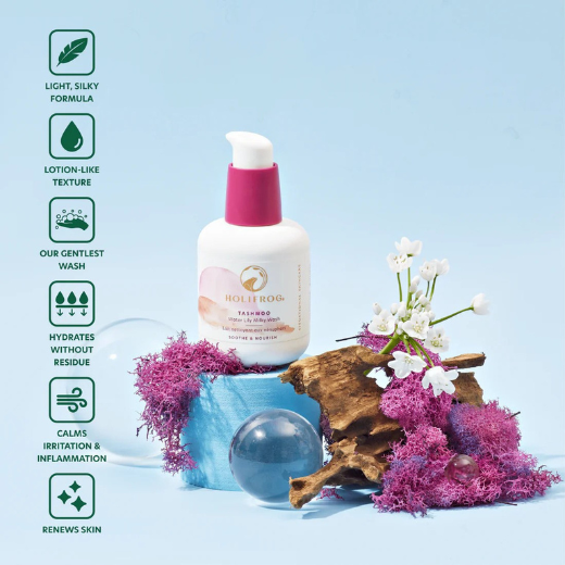 The Cleanser For Sensitive Skin: HoliFrog Tashmoo Hydrating Water Lily Milky Wash
