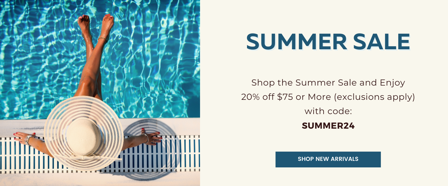 Summer Sale 20% off $75+ with code SUMMER24