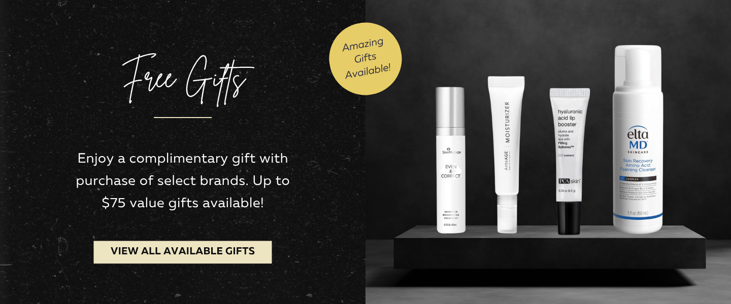 Free Gifts With Purchase of Select Brands Available