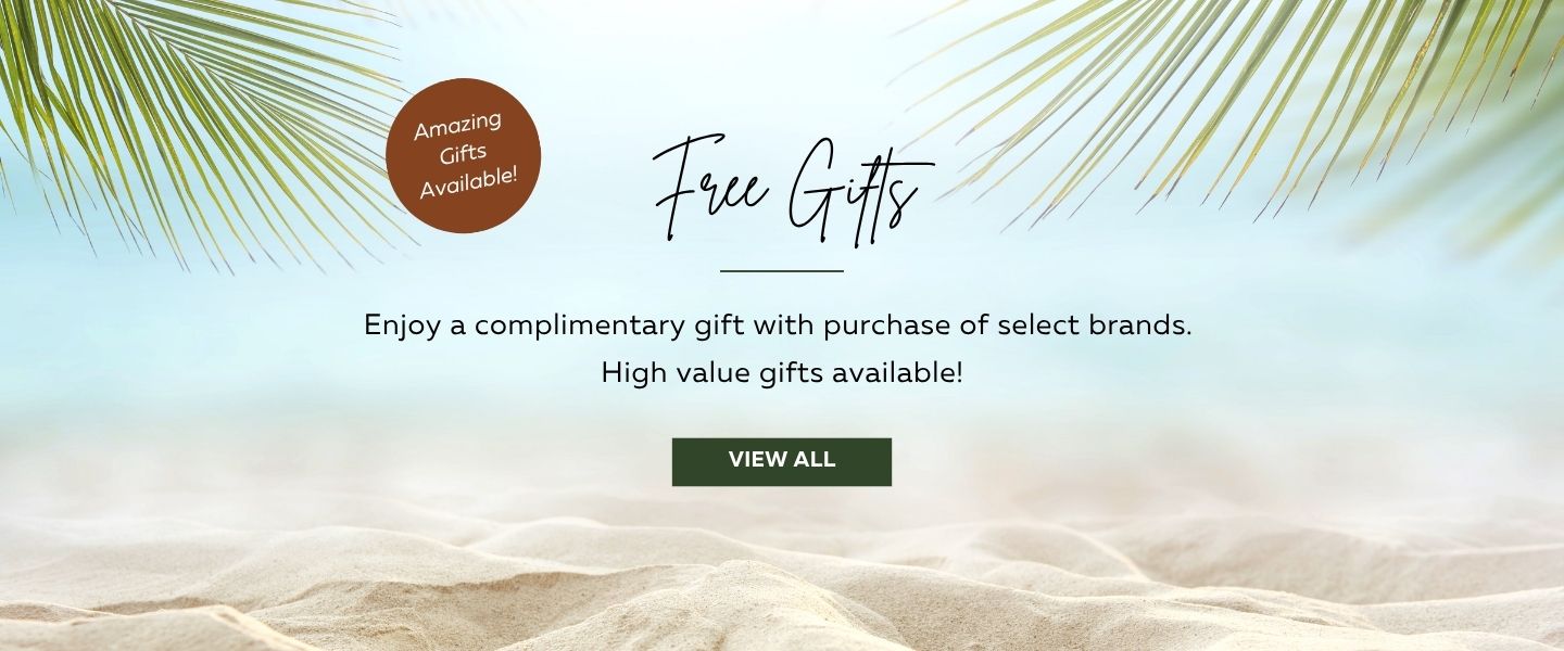 Free gifts with purchase of select brands