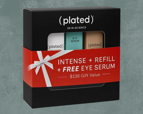 New (plated) Intense + Refill + Free Eye Serum Set