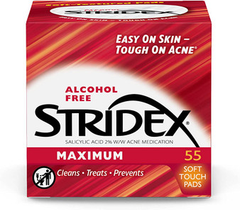 Stridex Maximum 2% Salicylic Acid 55ct