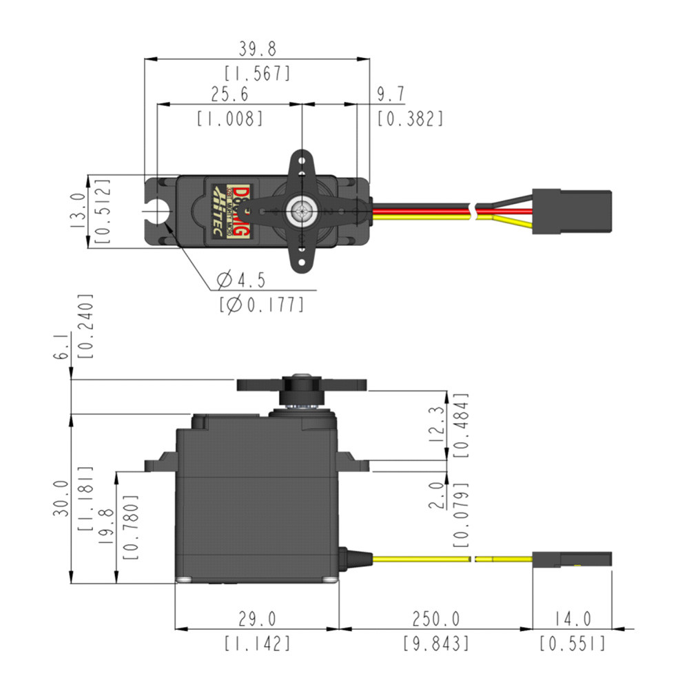 D85MG SERVO RETAIL PACKAGE