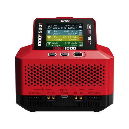 RDX4 1000 - Four Port 1000W DC 500W AC Battery Charger
