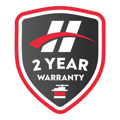 Hitec 2-year servo warranty badge