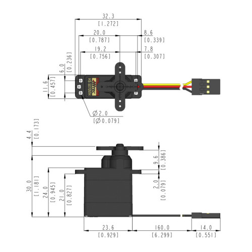 HS-5055MG Digital Micro Servo for Helicopters | Hitec RCD