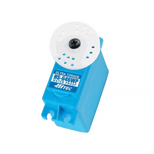 Hitec RCD HS-646WP, a Waterproof Metal Gear 24T Analog Sport Servo