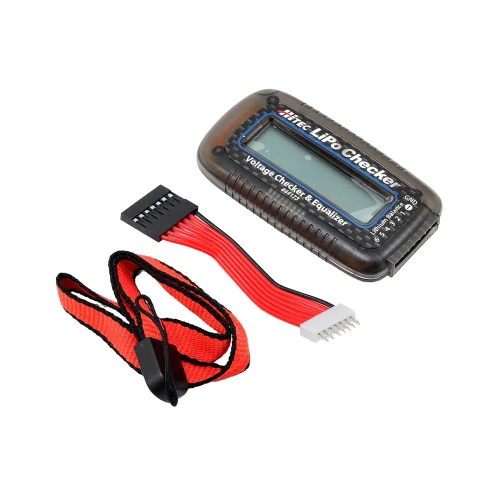Hitec LiPo Voltage Checker & Balancer with included balance adapter