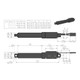 HLS12-100210-6V 100mm Stroke 210:1 Gear 5mm Lead Linear Servo