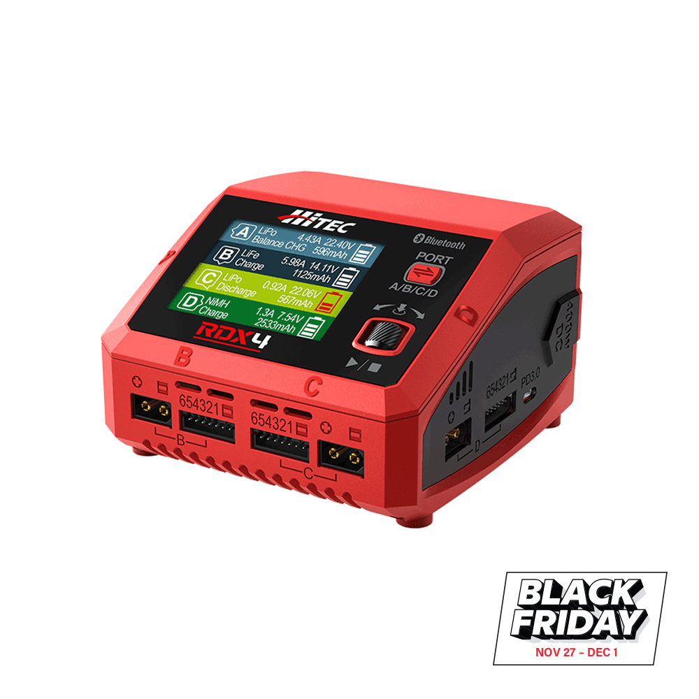 RDX4 - Four Port 400W DC 200W AC Battery Charger