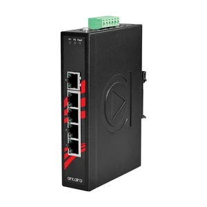 Antaira 5-Port Industrial Unmanaged Ethernet Switch