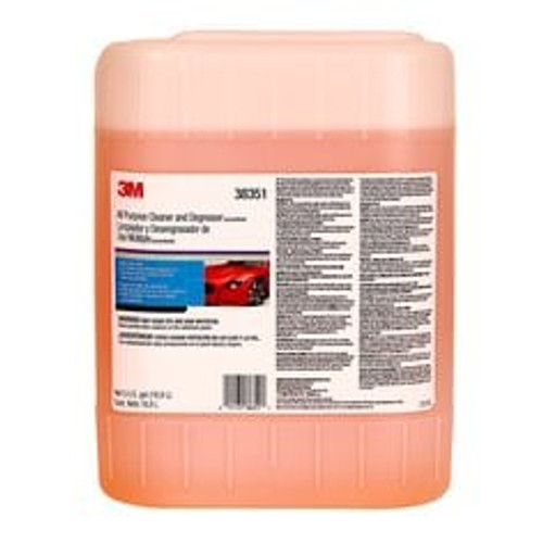 3M All Purpose Cleaner and Degreaser, 38351, 5 gal, 1 per case