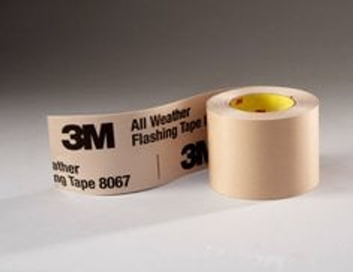 3M All Weather Flashing Tape 8067 Tan, 9 in x 75 ft, 4 Rolls/Case, Slit 
Liner (2-7 Slit) Case of 4