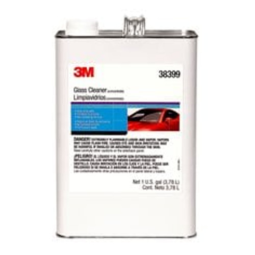 3M Body Shop Clean-Up Glass Cleaner, 38399, 1 gal, Case of 4