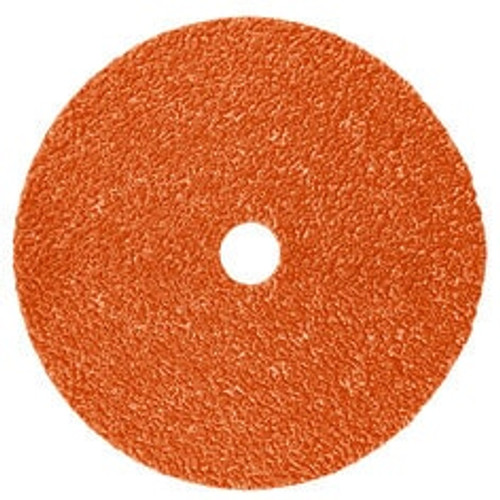 3M Cubitron II Fibre Disc 987C, 36+, 4-1/2 in x 7/8 in, Die 450E,
(25/Bag) Case of 100