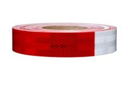 3M Diamond Grade Conspicuity Marking 983-326 ES, Pre-masked,
Red/White, 6 in Red/6 in White, 2 in x 150 ft