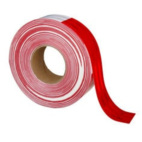 3M Diamond Grade Conspicuity Markings 983-32, Red/White, 67636, 2 in x
50 yd, kiss-cut every 18 in