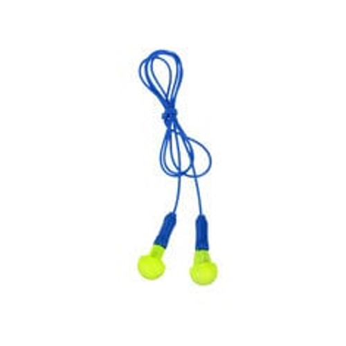 3M E-A-R Push-Ins Earplugs 318-1001, Corded, Poly Bag, 400 Pair/Case