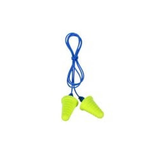 3M E-A-R Push-Ins Earplugs 318-1009, with Grip Rings, Corded, Poly
Bag, 2000 Pair/Case