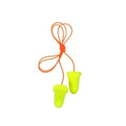 3M E-A-Rsoft FX Earplugs 312-1260, Corded, Poly Bag, 2000 Pair/Case