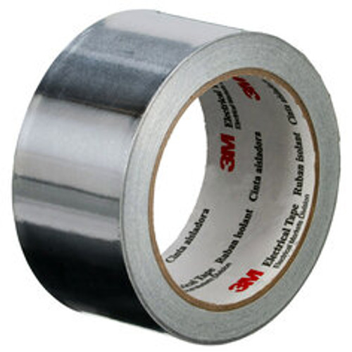 3M EMI Aluminum Foil Shielding Tape 1170, 2 in x 18 yd, 5 per case