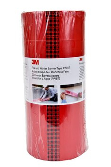 3M Fire and Water Barrier Tape FWBT12, Translucent, 12 in x 75 ft, 4
Each/Case